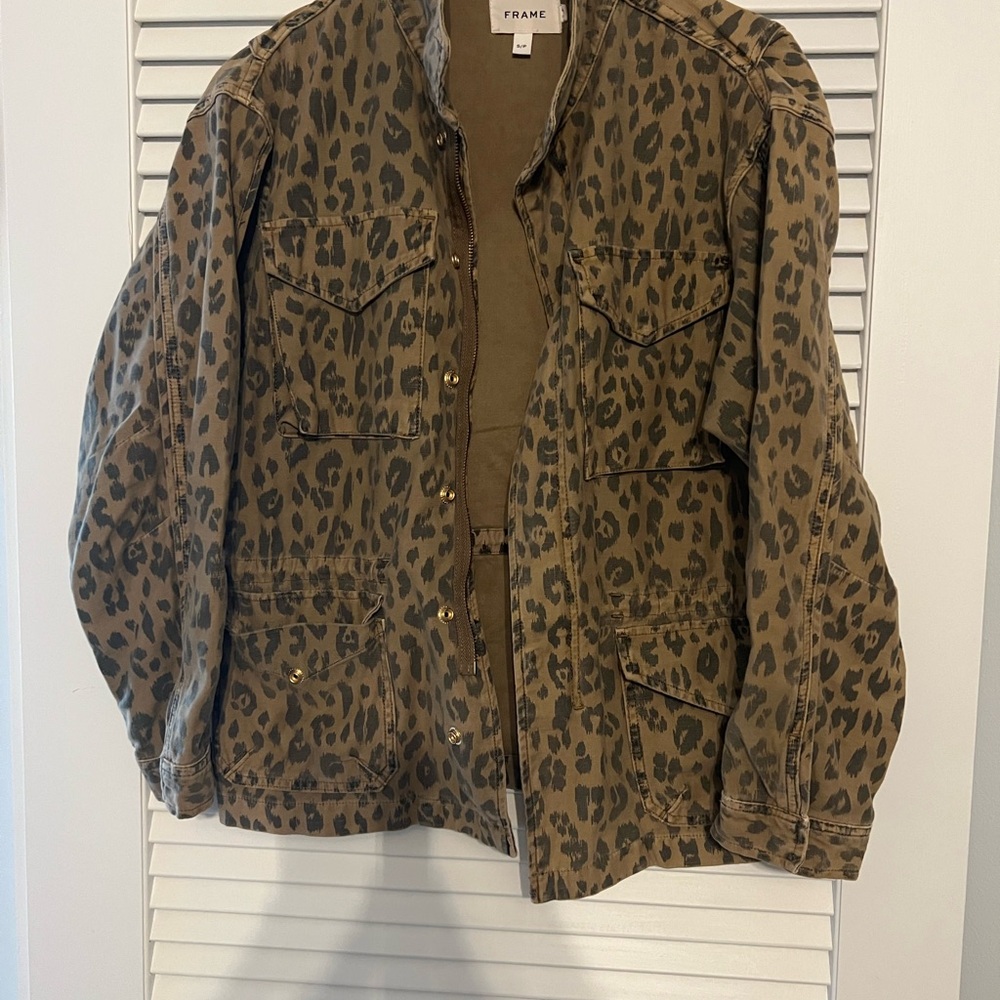 Frame Leopard cargo jacket, size S. - Picture 6 of 7